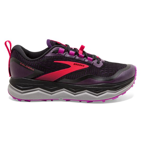 Brooks Caldera 5 Women\'s Trail Running Shoes Black Purple Red | ZA-YDQ061293