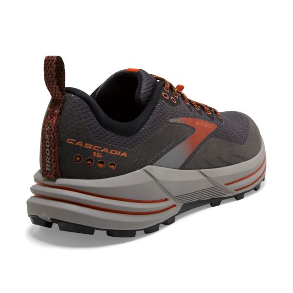 Brooks Cascadia 16 GTX Men's Trail Running Shoes Brown Orange | ZA-XRO934720