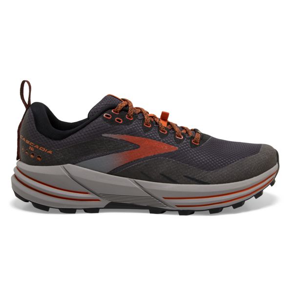 Brooks Cascadia 16 GTX Men\'s Trail Running Shoes Brown Orange | ZA-XRO934720