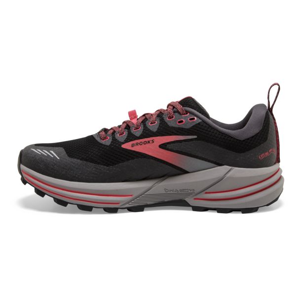 Brooks Cascadia 16 GTX Women's Trail Running Shoes Black Coral | ZA-WKJ095681