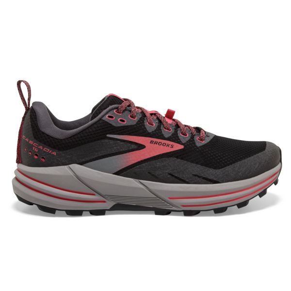 Brooks Cascadia 16 GTX Women\'s Trail Running Shoes Black Coral | ZA-WKJ095681