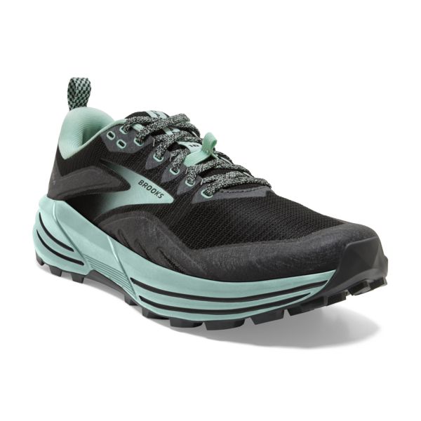 Brooks Cascadia 16 Women's Trail Running Shoes Black Green | ZA-OAI168729