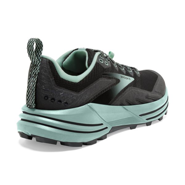 Brooks Cascadia 16 Women's Trail Running Shoes Black Green | ZA-OAI168729