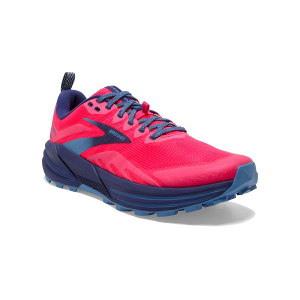 Brooks Cascadia 16 Women's Trail Running Shoes Red Pink Blue | ZA-UZS809645