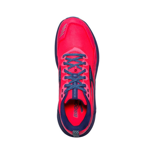 Brooks Cascadia 16 Women's Trail Running Shoes Red Pink Blue | ZA-UZS809645