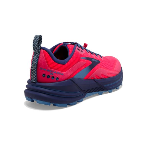 Brooks Cascadia 16 Women's Trail Running Shoes Red Pink Blue | ZA-UZS809645