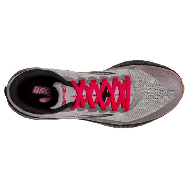 Brooks Catamount Women's Trail Running Shoes Grey Black Pink | ZA-IQZ917023