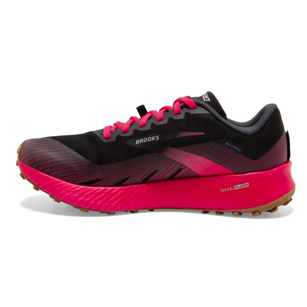 Brooks Catamount Women's Trail Running Shoes Black Pink | ZA-VBH872596