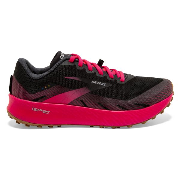 Brooks Catamount Women\'s Trail Running Shoes Black Pink | ZA-VBH872596