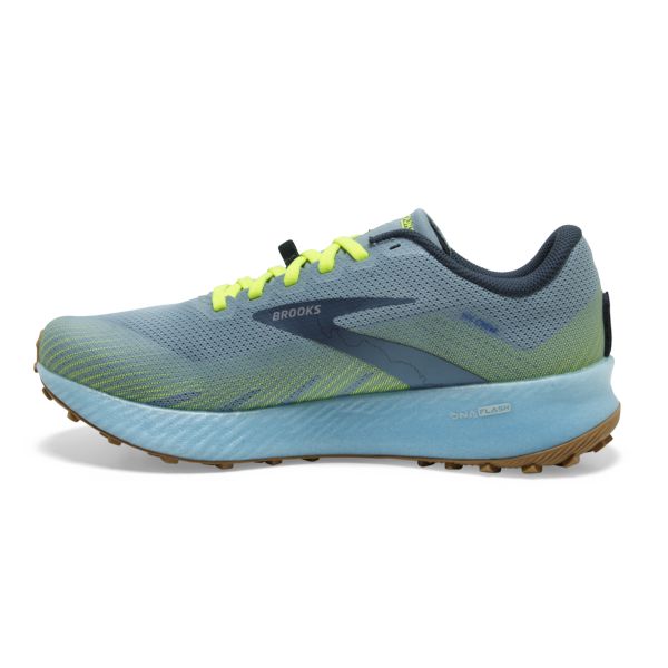 Brooks Catamount Women's Trail Running Shoes Blue Yellow Green | ZA-WRU641025