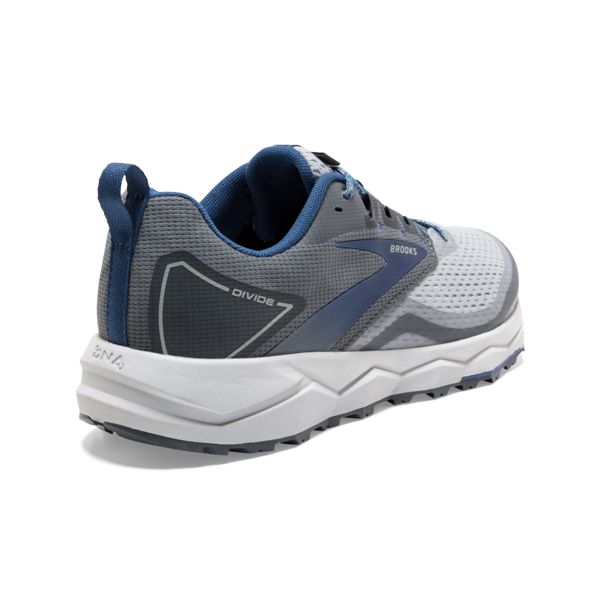 Brooks Divide 2 Men's Trail Running Shoes Grey White Blue | ZA-GBC361509