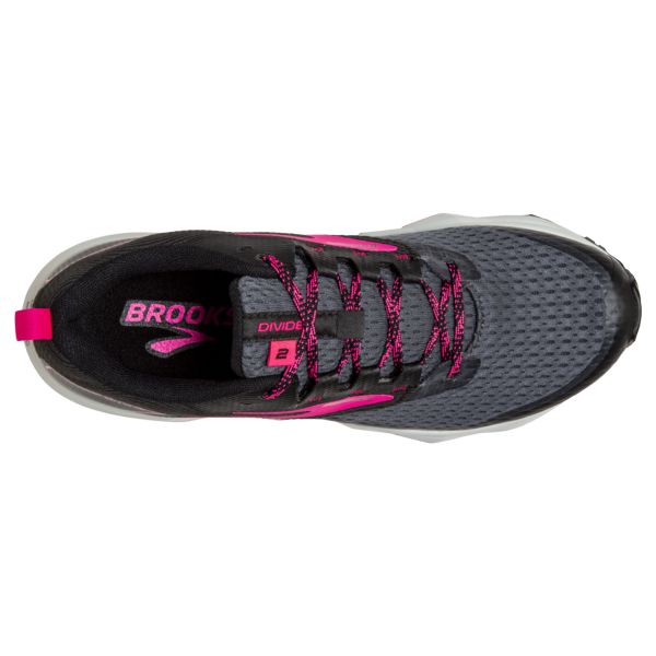 Brooks Divide 2 Women's Trail Running Shoes Black Pink White | ZA-ERI764380