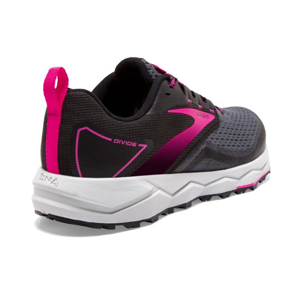 Brooks Divide 2 Women's Trail Running Shoes Black Pink White | ZA-ERI764380