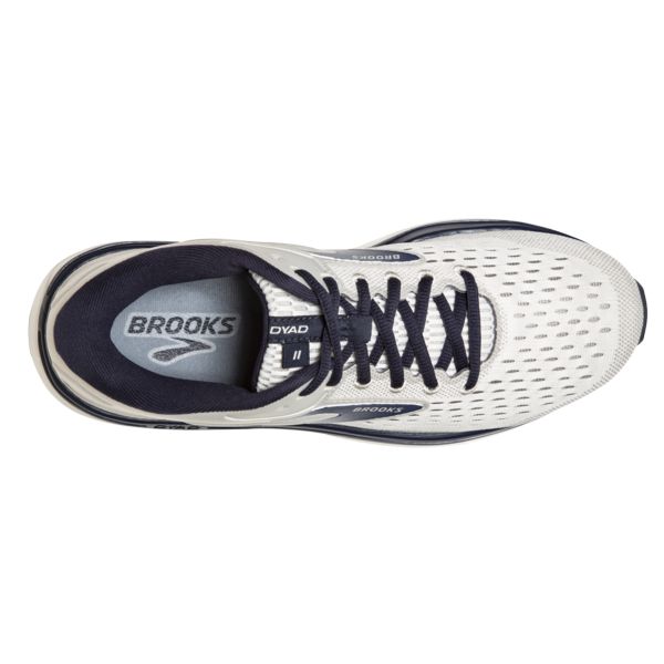 Brooks Dyad 11 Men's Road Running Shoes Grey Navy | ZA-RHZ825194