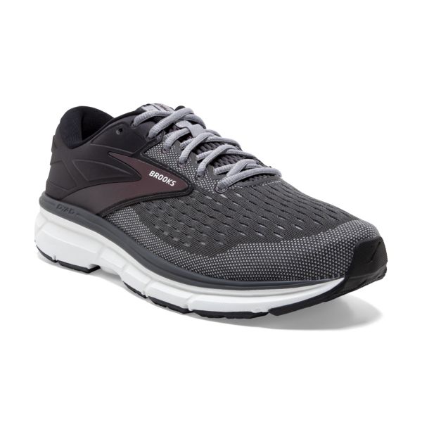 Brooks Dyad 11 Men's Road Running Shoes Black Grey White | ZA-VIO370286