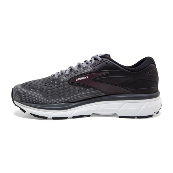 Brooks Dyad 11 Men's Road Running Shoes Black Grey White | ZA-VIO370286