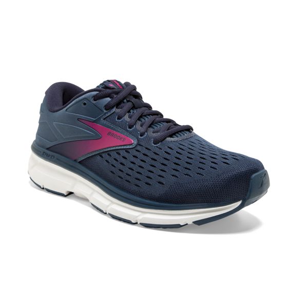 Brooks Dyad 11 Women's Road Running Shoes Blue Navy Pink | ZA-JAI024178