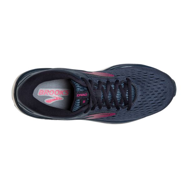 Brooks Dyad 11 Women's Road Running Shoes Blue Navy Pink | ZA-JAI024178