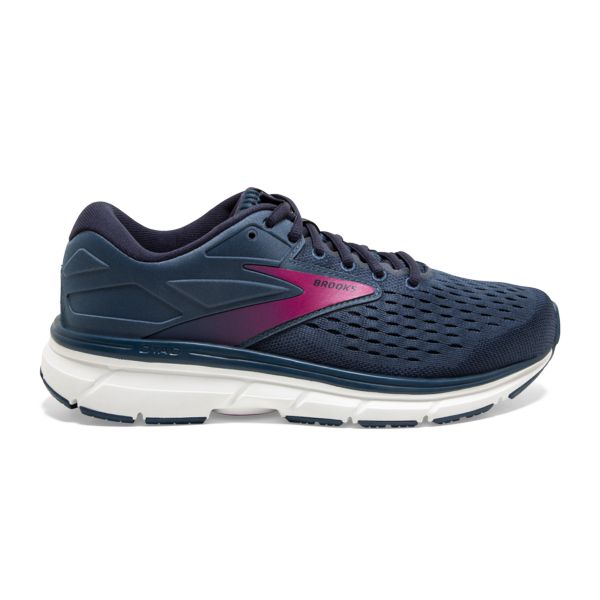 Brooks Dyad 11 Women\'s Road Running Shoes Blue Navy Pink | ZA-JAI024178