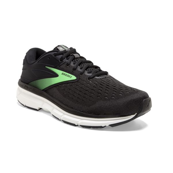 Brooks Dyad 11 Women's Road Running Shoes Black Green White | ZA-RUN345602