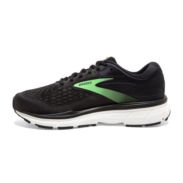 Brooks Dyad 11 Women's Road Running Shoes Black Green White | ZA-RUN345602