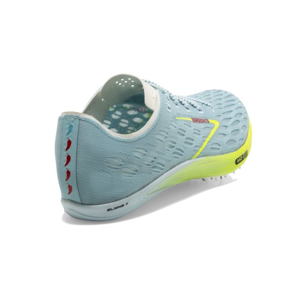 Brooks ELMN8 7 Women's Racing Shoes Blue Yellow Red | ZA-KUW215830