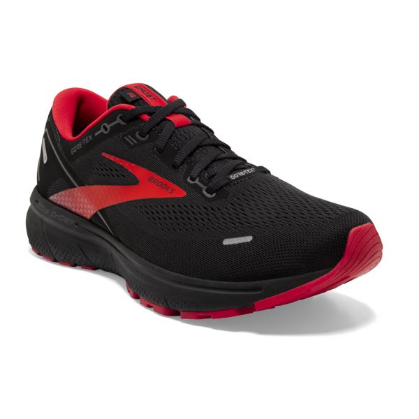 Brooks Ghost 14 GTX Men's Road Running Shoes Black Red | ZA-FBT310796