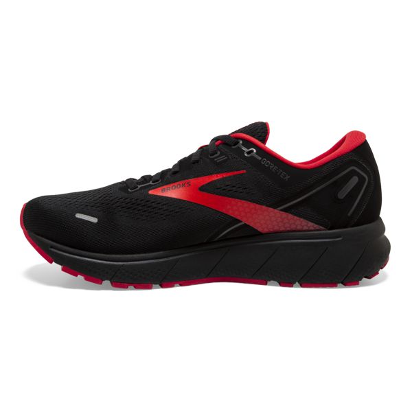 Brooks Ghost 14 GTX Men's Road Running Shoes Black Red | ZA-FBT310796