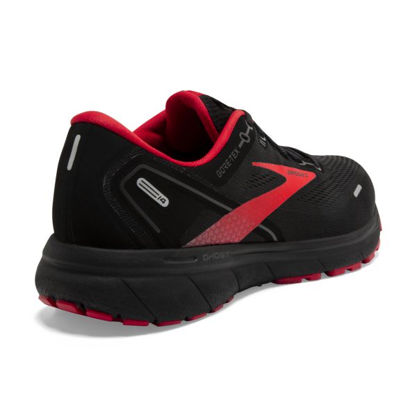 Brooks Ghost 14 GTX Men's Road Running Shoes Black Red | ZA-FBT310796