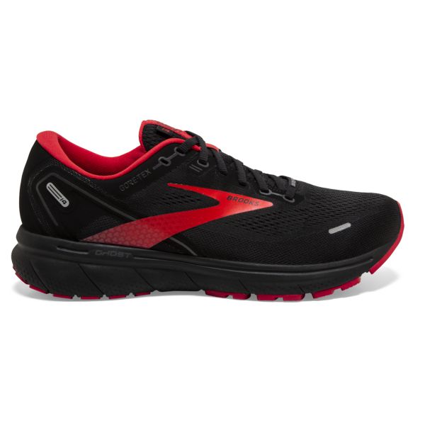 Brooks Ghost 14 GTX Men\'s Road Running Shoes Black Red | ZA-FBT310796