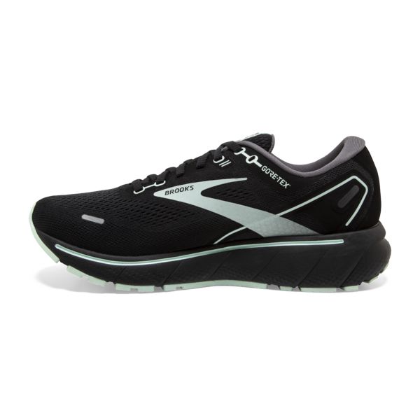 Brooks Ghost 14 GTX Women's Road Running Shoes Black White | ZA-HOX861394