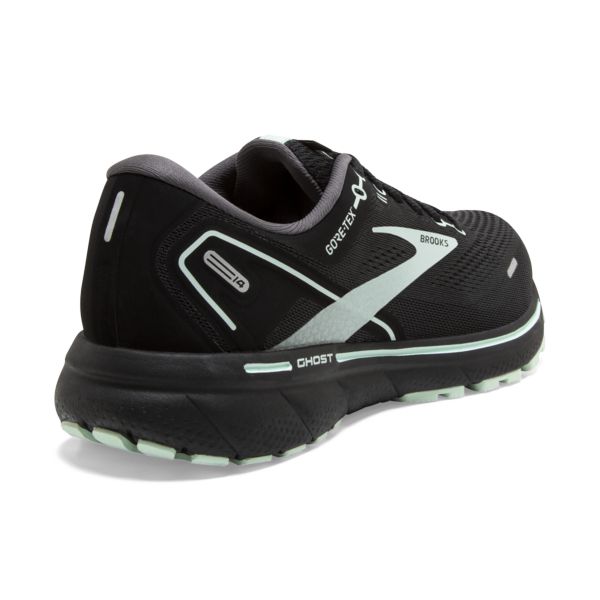 Brooks Ghost 14 GTX Women's Road Running Shoes Black White | ZA-HOX861394