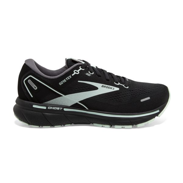 Brooks Ghost 14 GTX Women\'s Road Running Shoes Black White | ZA-HOX861394