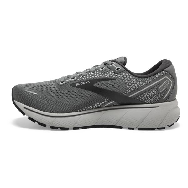 Brooks Ghost 14 Men's Road Running Shoes Grey White | ZA-DJZ932186