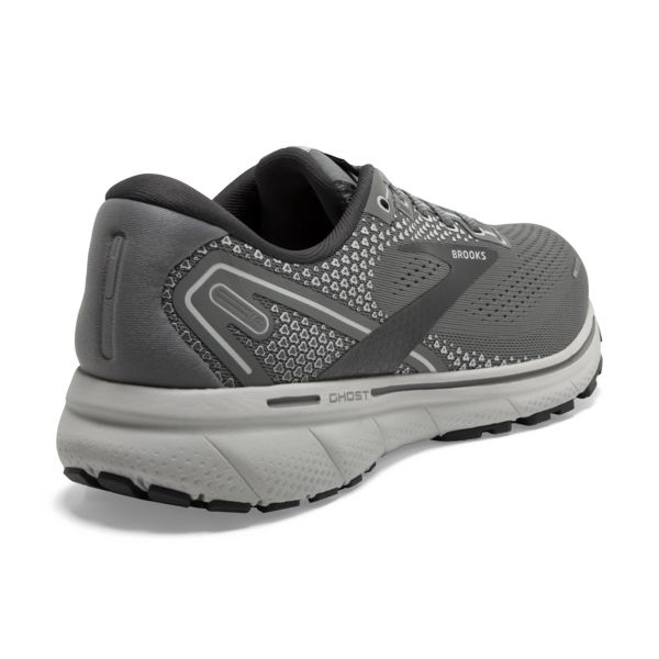 Brooks Ghost 14 Men's Road Running Shoes Grey White | ZA-DJZ932186