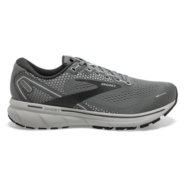 Brooks Ghost 14 Men\'s Road Running Shoes Grey White | ZA-DJZ932186