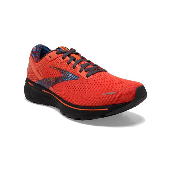 Brooks Ghost 14 Men's Road Running Shoes Orange Blue Black | ZA-GXJ394071