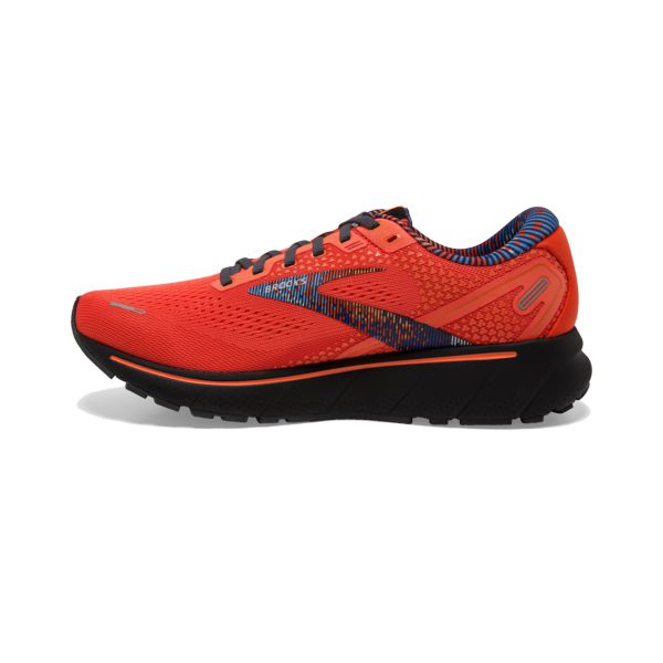 Brooks Ghost 14 Men's Road Running Shoes Orange Blue Black | ZA-GXJ394071