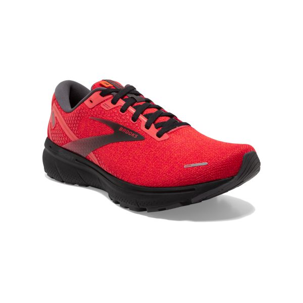 Brooks Ghost 14 Men's Road Running Shoes Pink Red Black | ZA-OMY085342