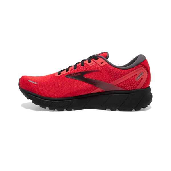 Brooks Ghost 14 Men's Road Running Shoes Pink Red Black | ZA-OMY085342