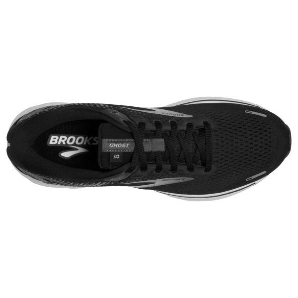 Brooks Ghost 14 Men's Road Running Shoes Black White Silver | ZA-PBU740562