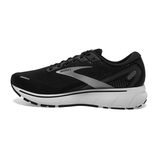 Brooks Ghost 14 Men's Road Running Shoes Black White Silver | ZA-PBU740562