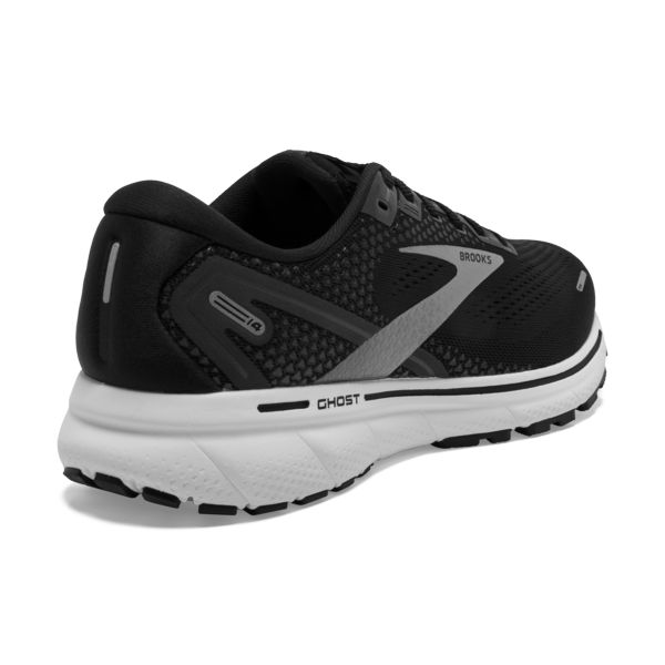 Brooks Ghost 14 Men's Road Running Shoes Black White Silver | ZA-PBU740562