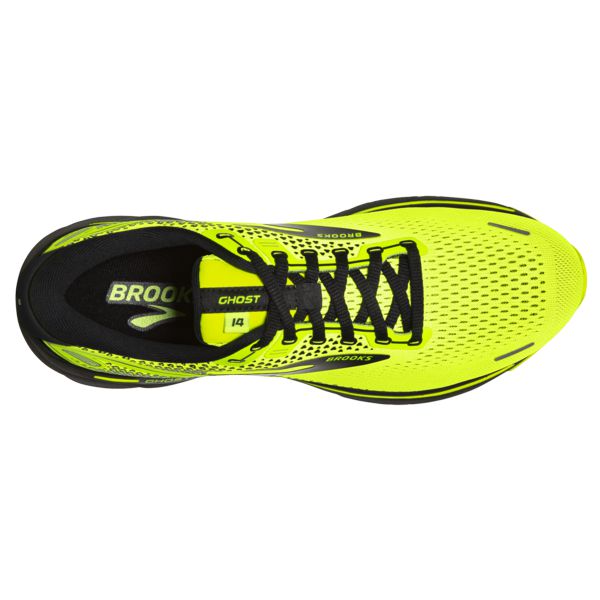 Brooks Ghost 14 Men's Road Running Shoes Yellow Black | ZA-RJX763851