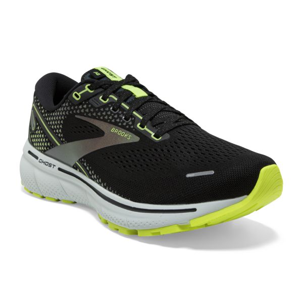 Brooks Ghost 14 Men's Road Running Shoes Black Yellow Grey | ZA-RYV750938