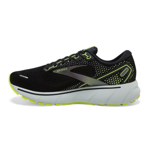 Brooks Ghost 14 Men's Road Running Shoes Black Yellow Grey | ZA-RYV750938