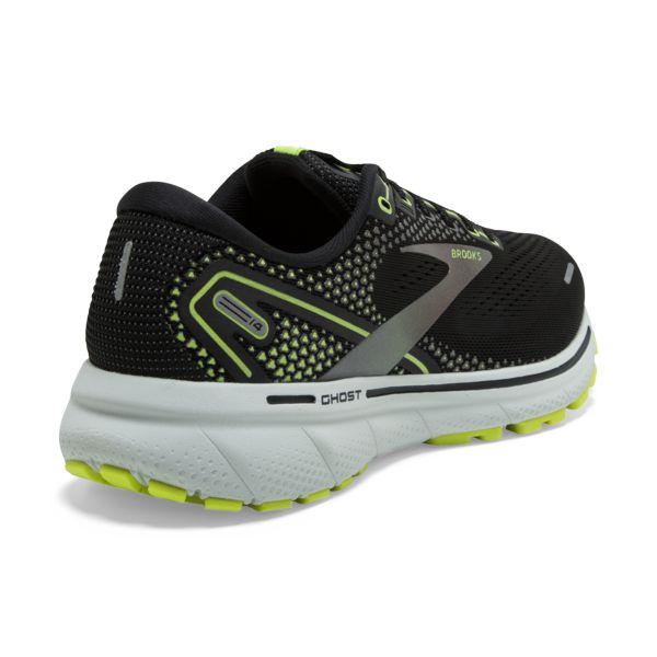 Brooks Ghost 14 Men's Road Running Shoes Black Yellow Grey | ZA-RYV750938