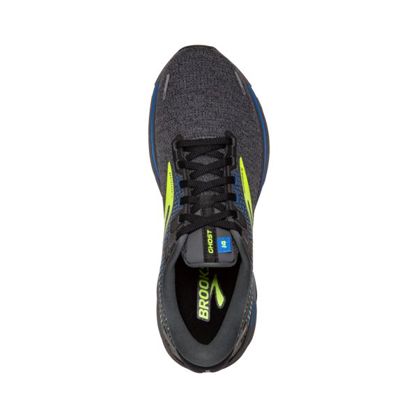 Brooks Ghost 14 Men's Road Running Shoes Grey Yellow Blue | ZA-YWN156294