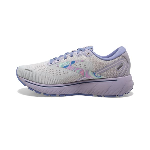 Brooks Ghost 14 Women's Road Running Shoes White Purple Pink | ZA-BFS709562