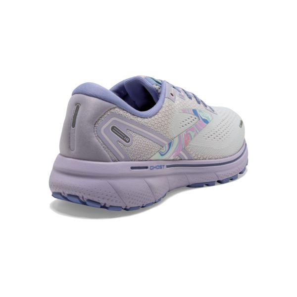 Brooks Ghost 14 Women's Road Running Shoes White Purple Pink | ZA-BFS709562